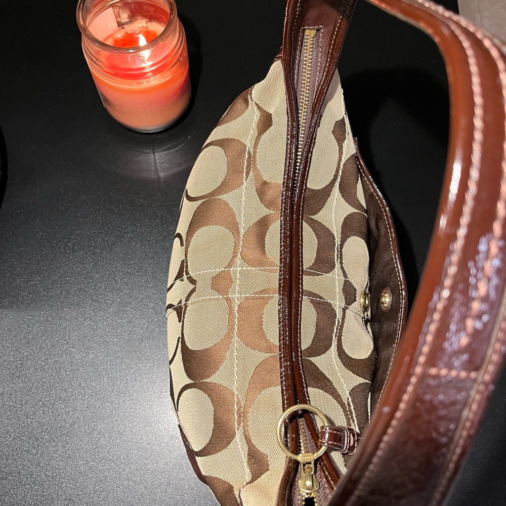 Coach Hobo Style Shoulder Bag Brown Y2k - Gem